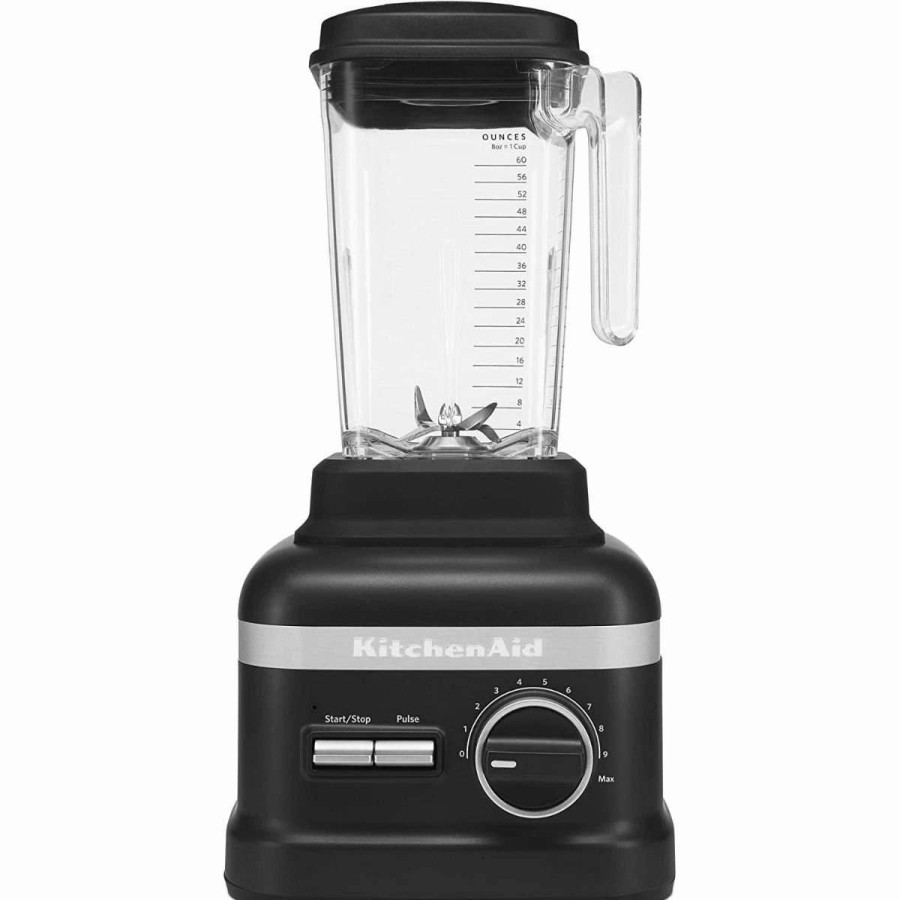 Blending & Drinks * | Brand New Kitchenaid High Performance Series 3.0 Peak Hp Blender | Black Matte Black