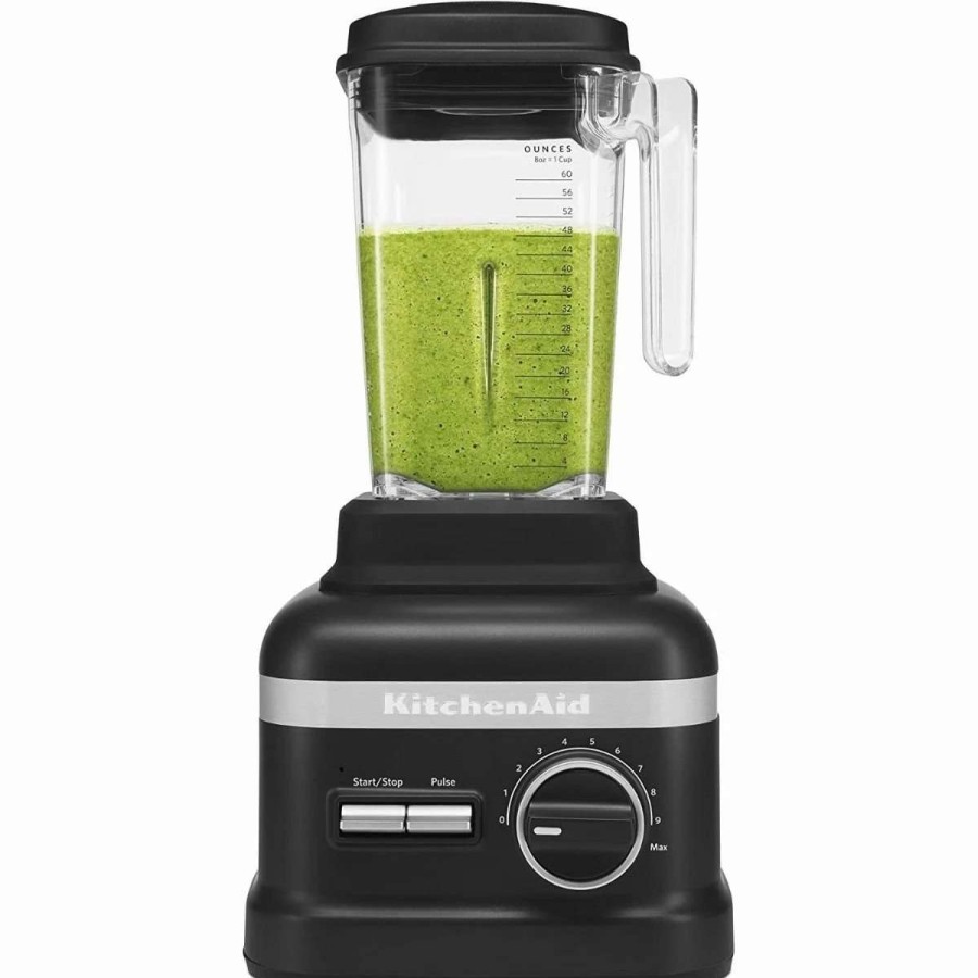 Blending & Drinks * | Brand New Kitchenaid High Performance Series 3.0 Peak Hp Blender | Black Matte Black