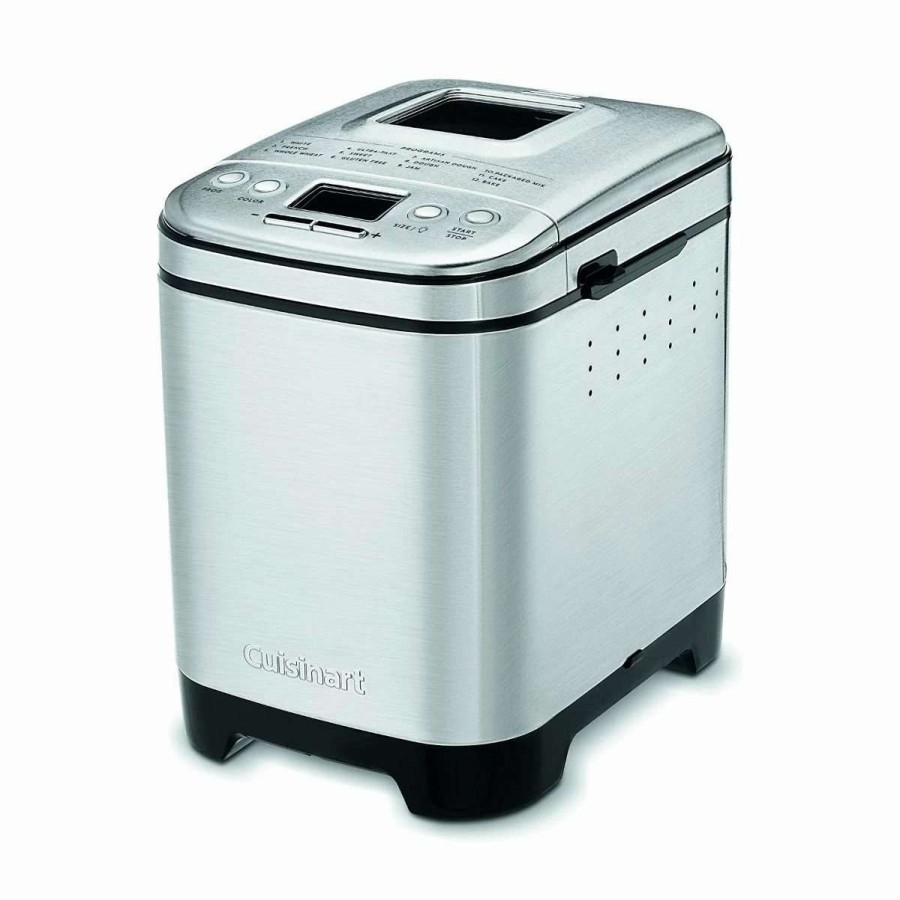 Frying, Grilling & Cooking * | Best Deal Cuisinart Compact Automatic Bread Maker Black & Stainless