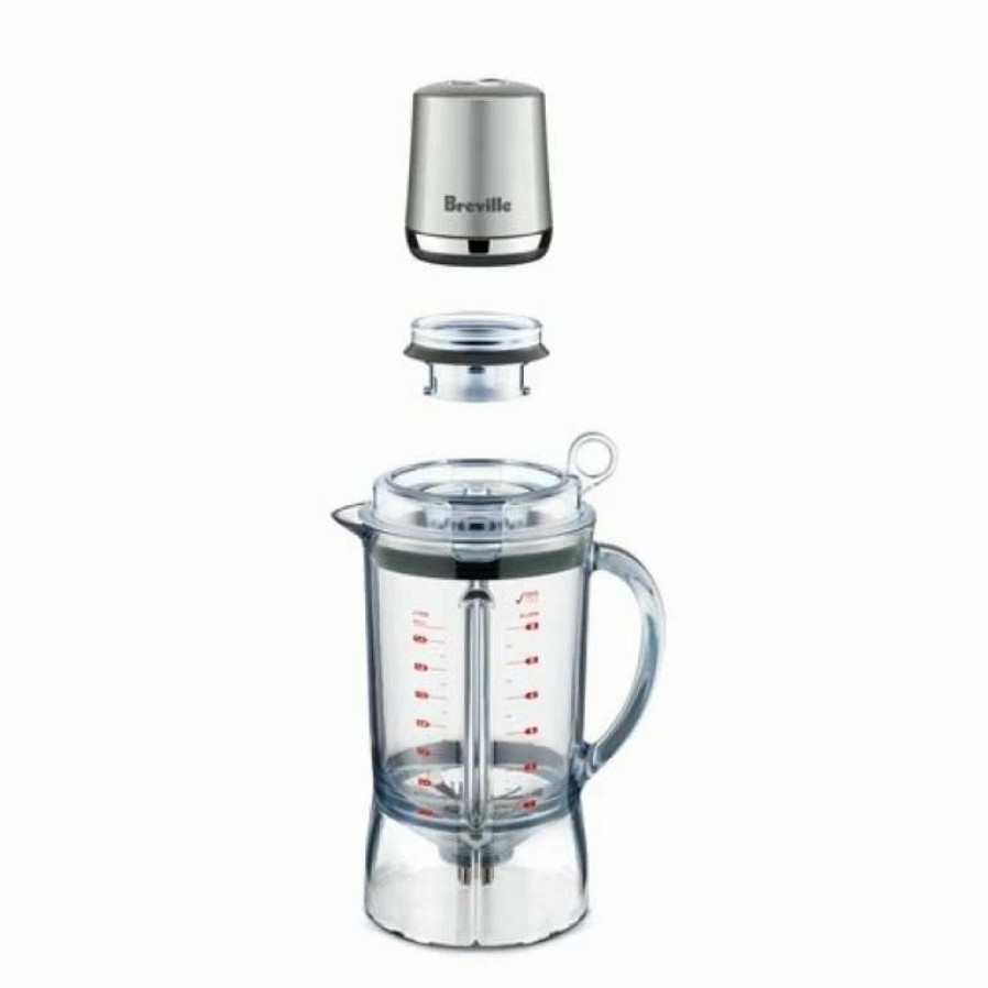 Blending & Drinks * | Hot Sale Breville The Vac Q Blender Vacuum Pump | Silver Silver