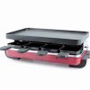 Frying, Grilling & Cooking * | Wholesale Swissmar Classic Raclette Grill Red Non-Stick Reversible 8 Person Black, Red